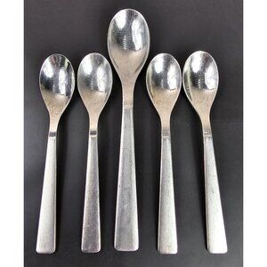 Studio William Baobab Stainless Steel Spoons Replacements Heavy Mixed Lot of 5